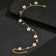 Evelisse Bloom Anklet - Gold - 3