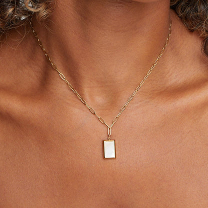 Freya Shell Gold Necklace - My StoreNecklace