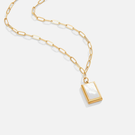 Freya Shell Gold Necklace - My StoreNecklace