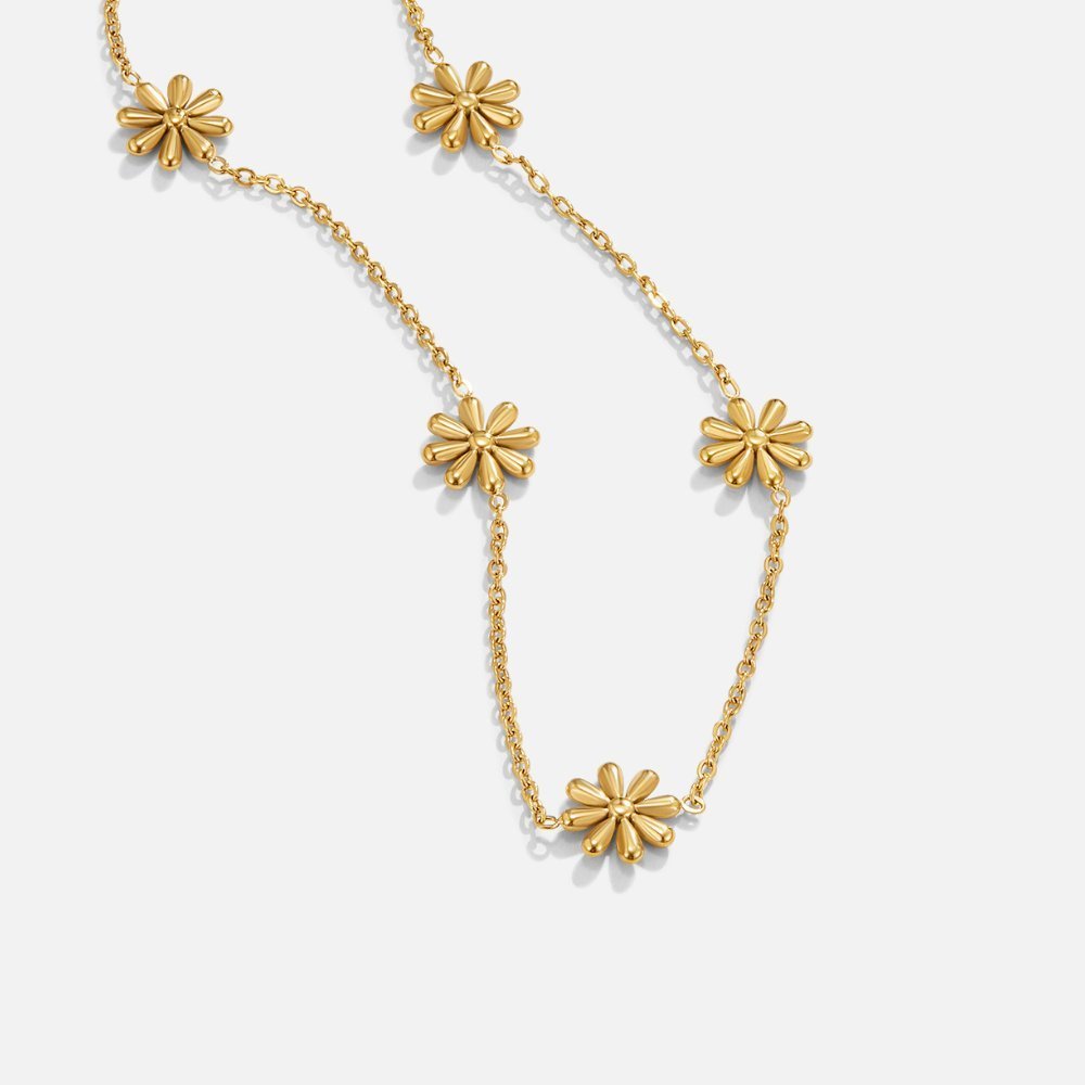 Gold Teardrop Necklace - NAVALLINecklace