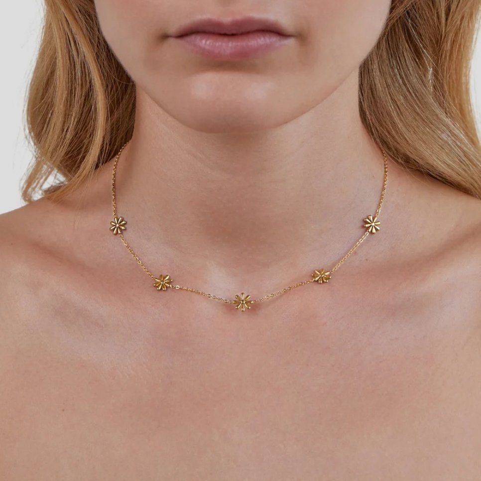 Gold Teardrop Necklace - NAVALLINecklace