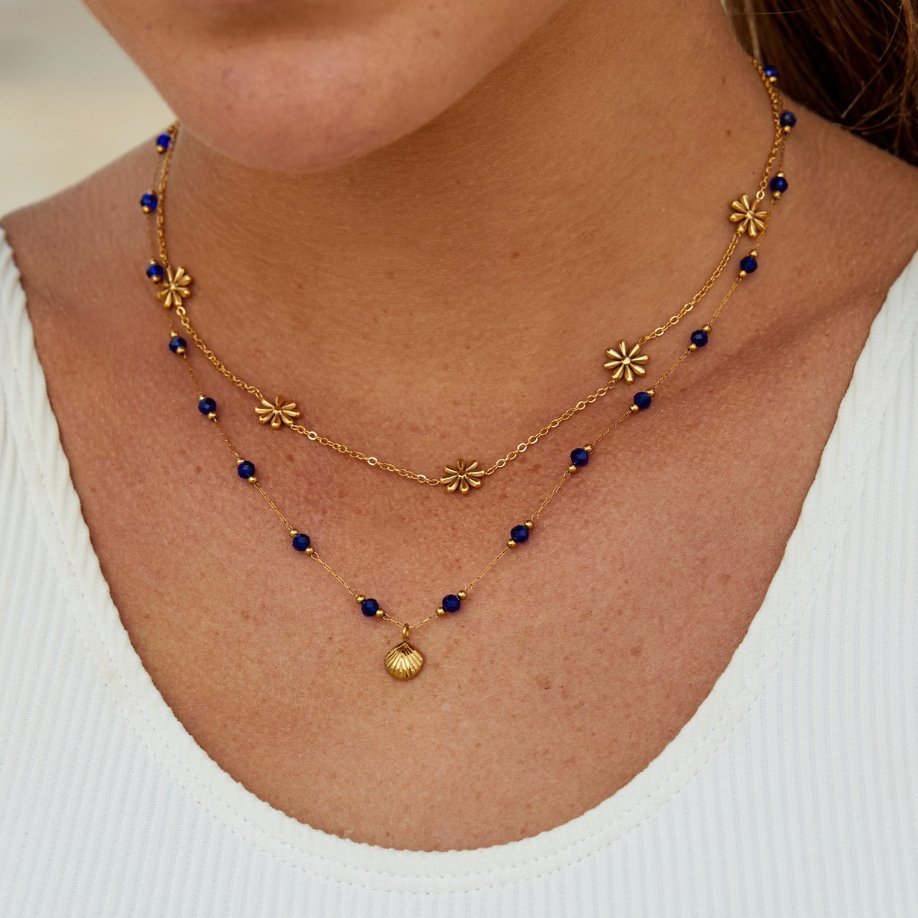 Gold Teardrop Necklace - NAVALLINecklace