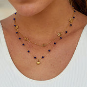 Gold Teardrop Necklace - Necklace - 4