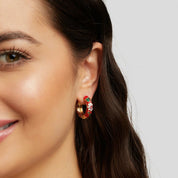 Golden Bloom Hoop Earrings - NAVALLIEarrings