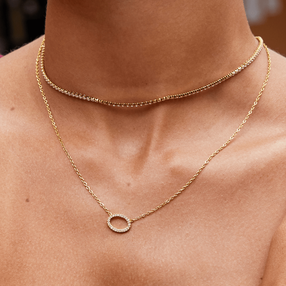 Halia Crystal Necklace - NAVALLINecklace
