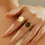 Nova Cabochon Ring Set