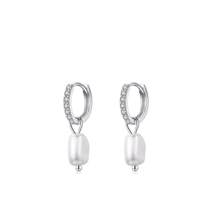 Inaya Sterling Silver Huggies - NAVALLI