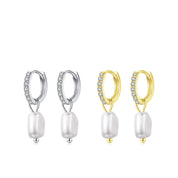 Inaya Sterling Silver Huggies - NAVALLI