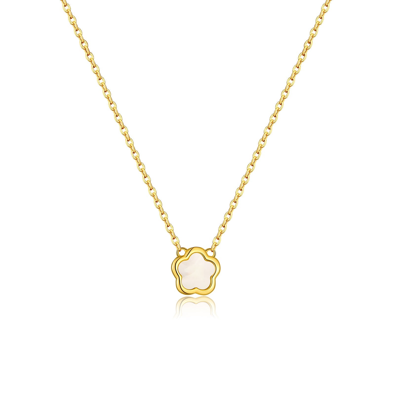 Ines Clover Pendant Necklace - Gold - 2