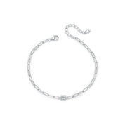 Ines Silver Chain Bracelet - NAVALLI