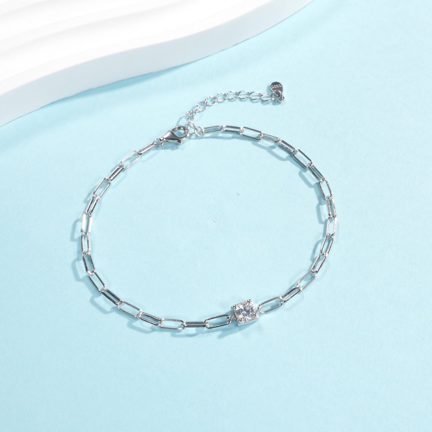 Ines Silver Chain Bracelet - NAVALLI
