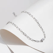 Ines Silver Chain Bracelet - NAVALLI