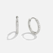 Infinity Silver Hoop Earrings - Earrings - 