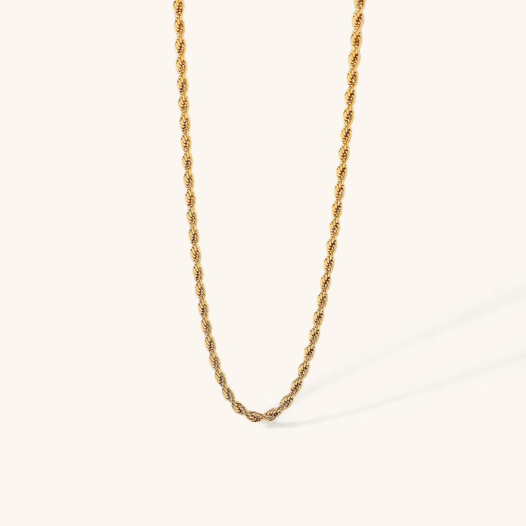 Isla Twist Chain Necklace - Gold - 2