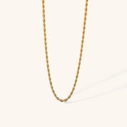Isla Twist Chain Necklace - Gold - 2