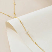 Isla Whisper Chain Anklet - Anklets - Gold - 2