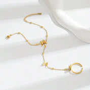 Juna Butterfly Charm Bracelet - Gold - 2