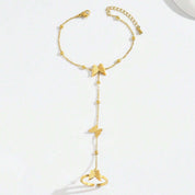 Juna Butterfly Charm Bracelet - Gold - 4