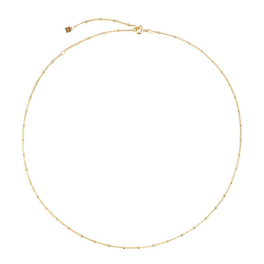 Juno Beaded Necklace - Silver - 7