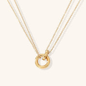 Kaia Circles Necklace - Gold - 2