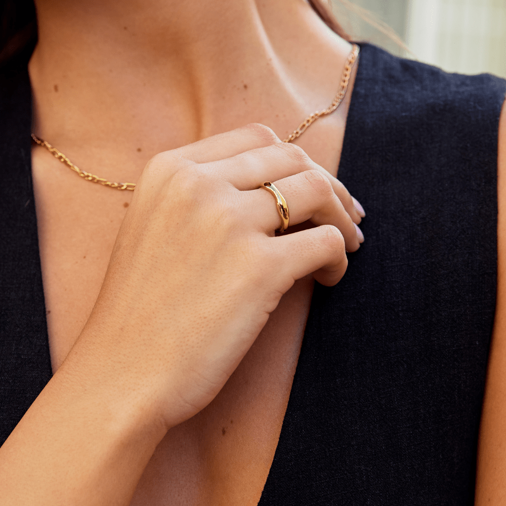 Kaia Wave Ring - Ring - US 5 | UK L - 5