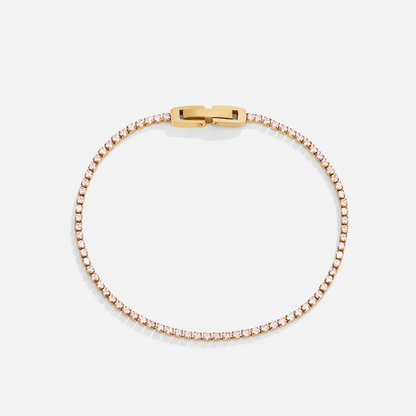 Kiera Gold Pink Crystal Bracelet - My StoreBracelet