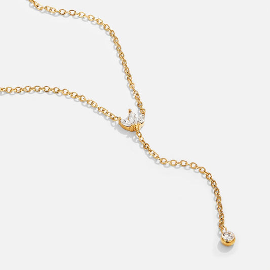 Lariat Crystal Drop Necklace - My StoreNecklace