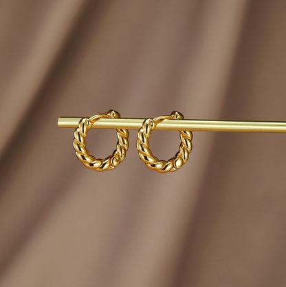 Layla Gold Twist Earrings - My StoreEarrings