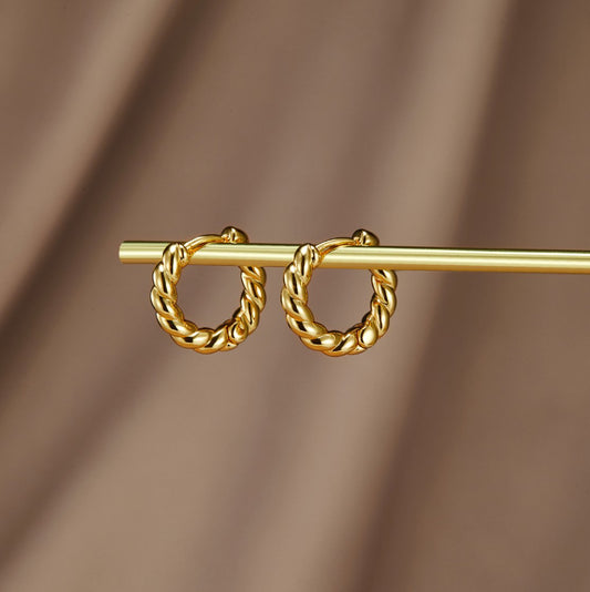 Layla Gold Twist Earrings - My StoreEarrings