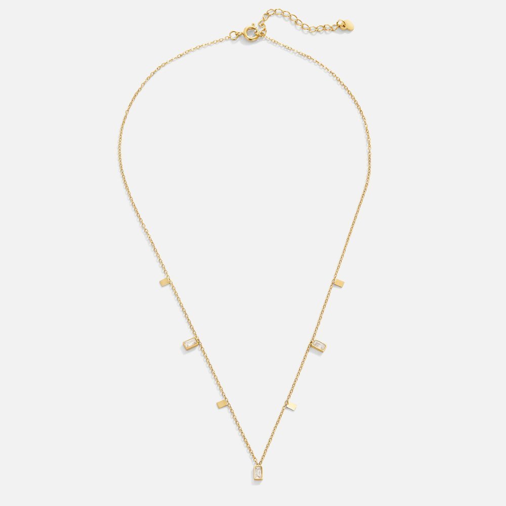 Lena Geometric Crystal Necklace - NAVALLINecklace