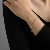 Léonie Classic Tennis Bracelet - Bracelet - Platinum - 16.5cm / 6.5in - 4