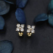 Lilia Spark Crystal Studs - Earrings - Gold - 6