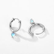 Lilia Sterling Silver Hoops - 3