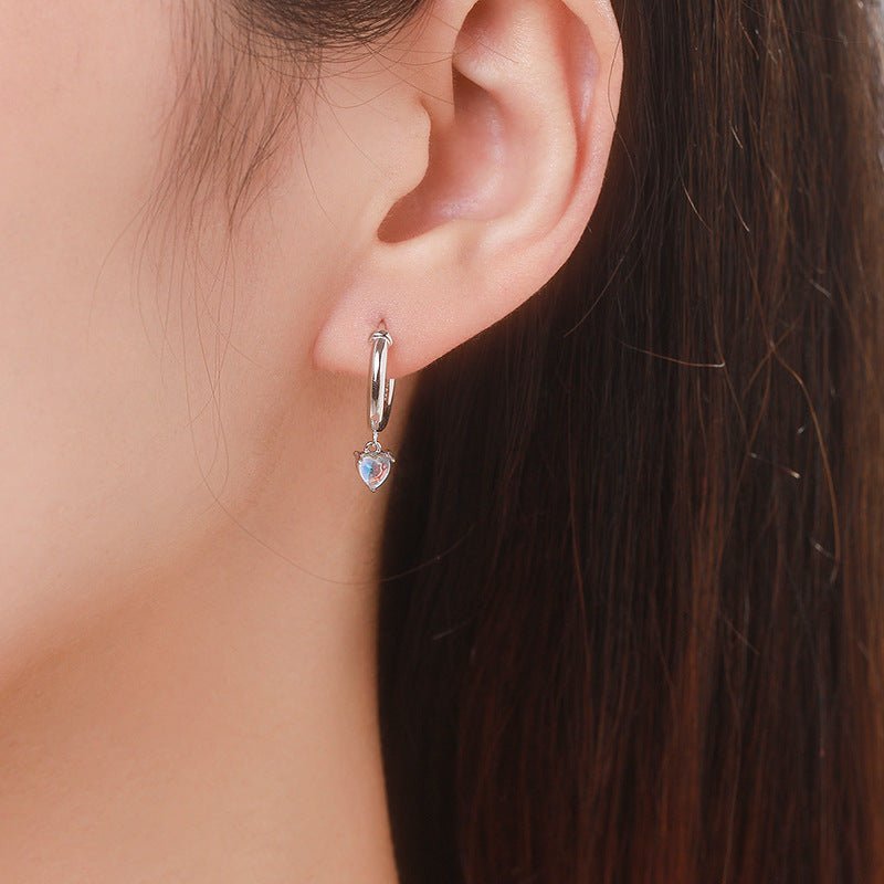 Lilia Sterling Silver Hoops - 1