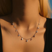 Lilou Sparkling Drops Necklace - Necklace - 3