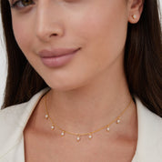 Lily Gold Pearl Necklace - NAVALLINecklace
