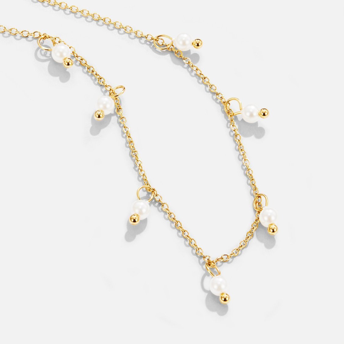 Lily Gold Pearl Necklace - Necklace - 2