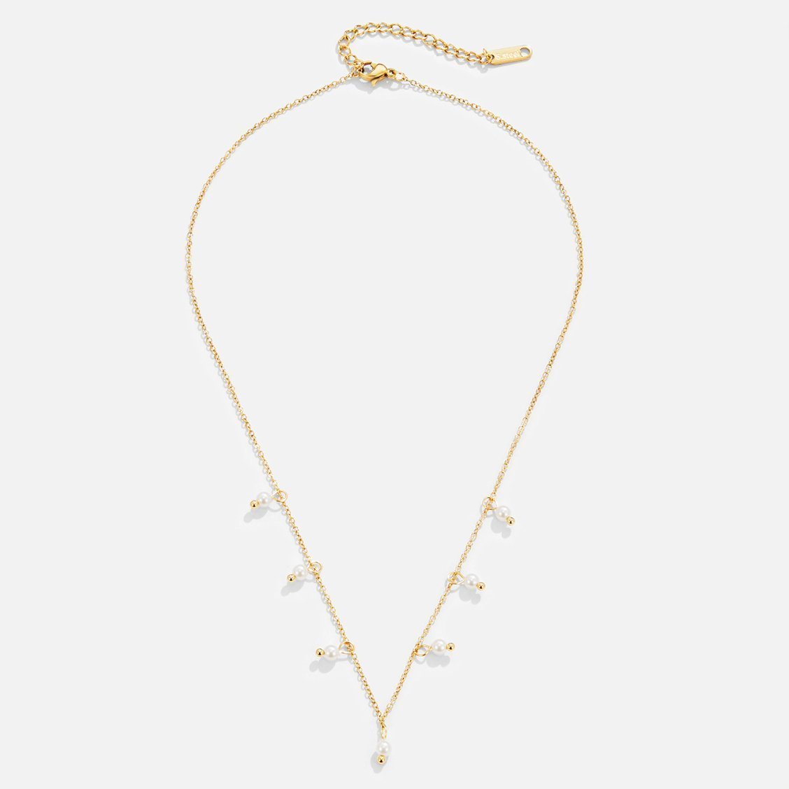 Lily Gold Pearl Necklace - Necklace - 4