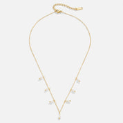Lily Gold Pearl Necklace - Necklace - 4