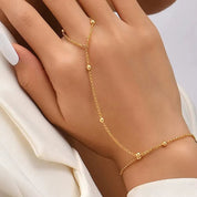Lina Delicate Chain Bracelet - Gold - 3