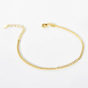 Lina Fine Chain Bracelet - Gold - 2