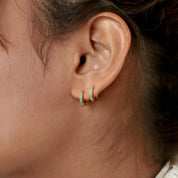 Lina Petite Earrings - Gold - 3