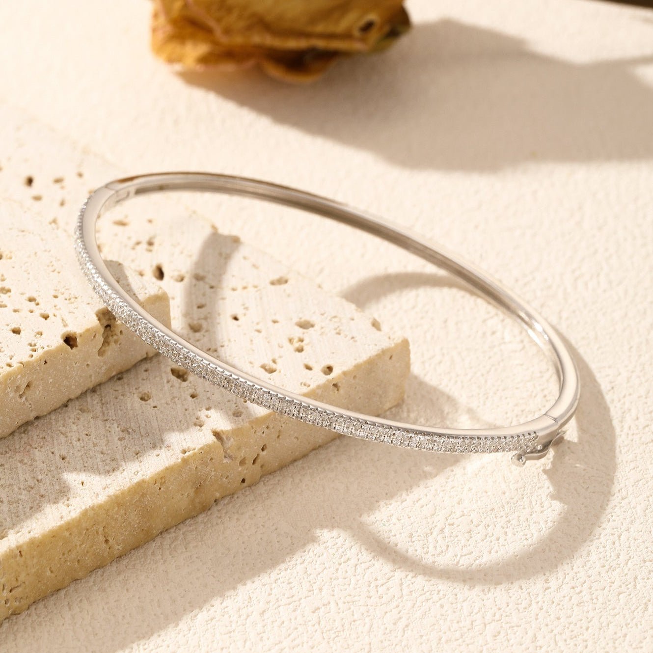 Lina Sterling Silver Bangle - NAVALLI