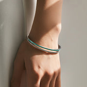 Lina Sterling Silver Bangle - NAVALLI