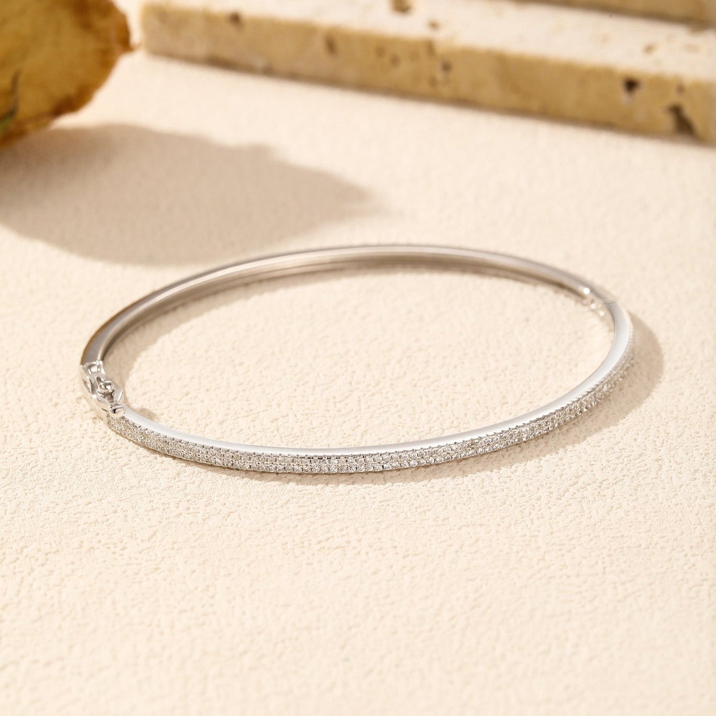 Lina Sterling Silver Bangle - NAVALLI