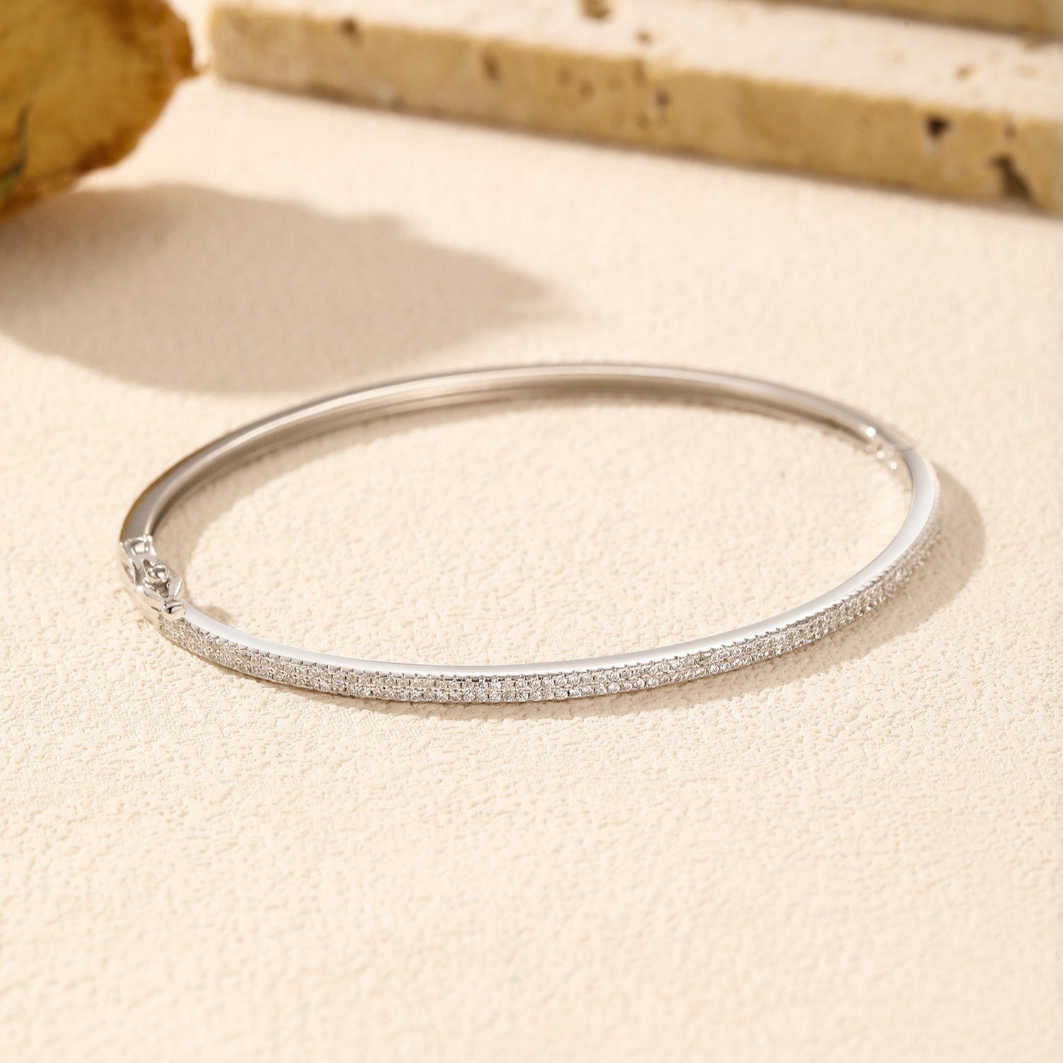 Lina Sterling Silver Bangle - NAVALLI