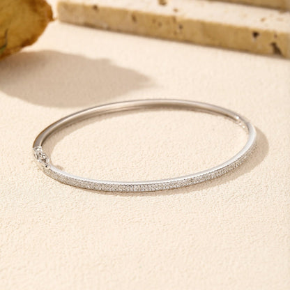 Lina Sterling Silver Bangle - NAVALLI