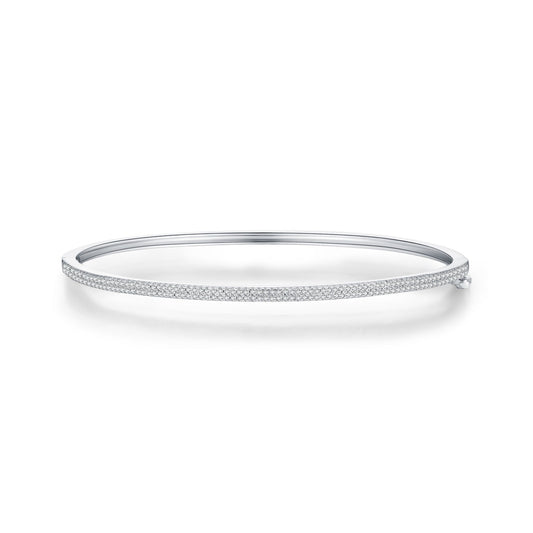 Lina Sterling Silver Bangle - NAVALLI