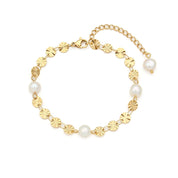 Liora Gold Pearl Bracelet - NAVALLI