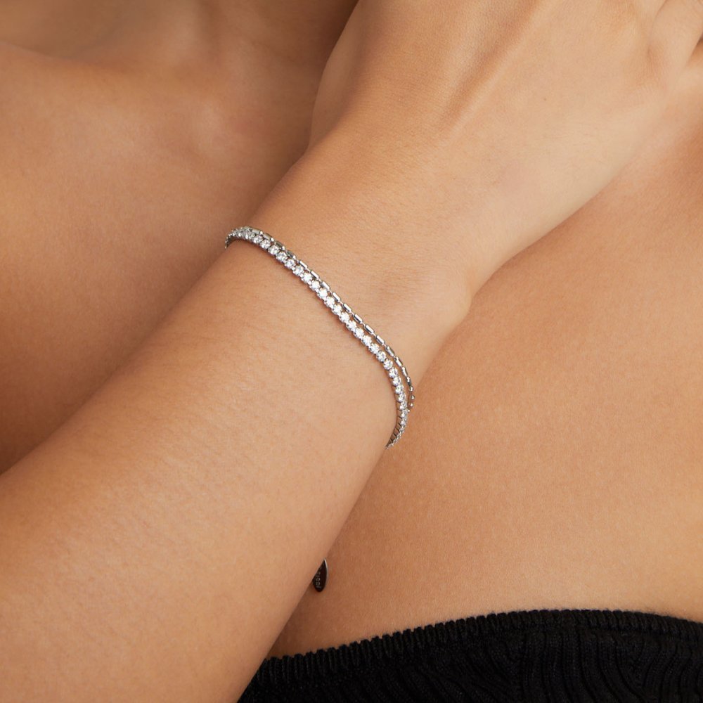 Lisa Shine Silver Bracelet - NAVALLIBracelet